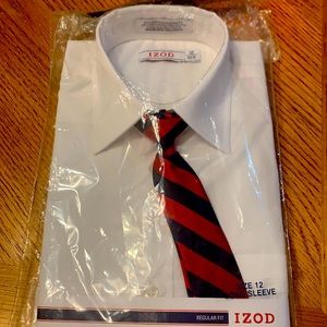 New boys shirt and tie